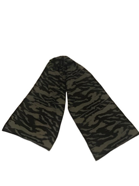 Camo Twinkle Black/Green Scarf - FINAL SALE