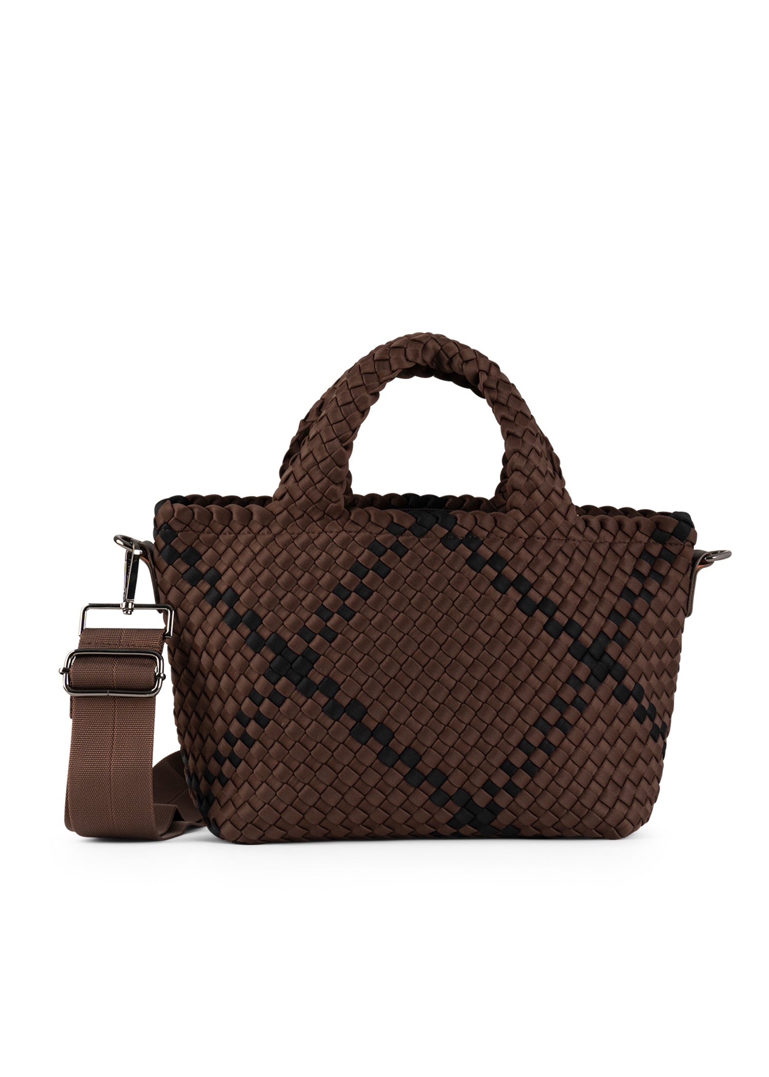 Mark Espresso Woven Mini Tote