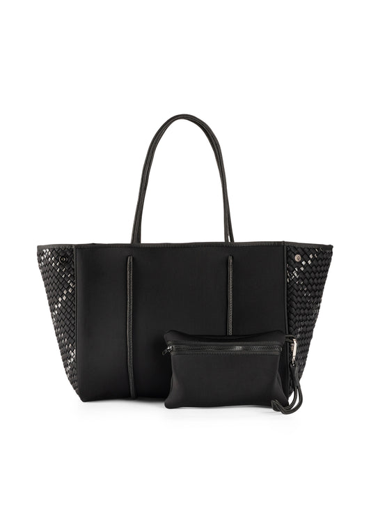 Greyson Noir Woven Neoprene Tote