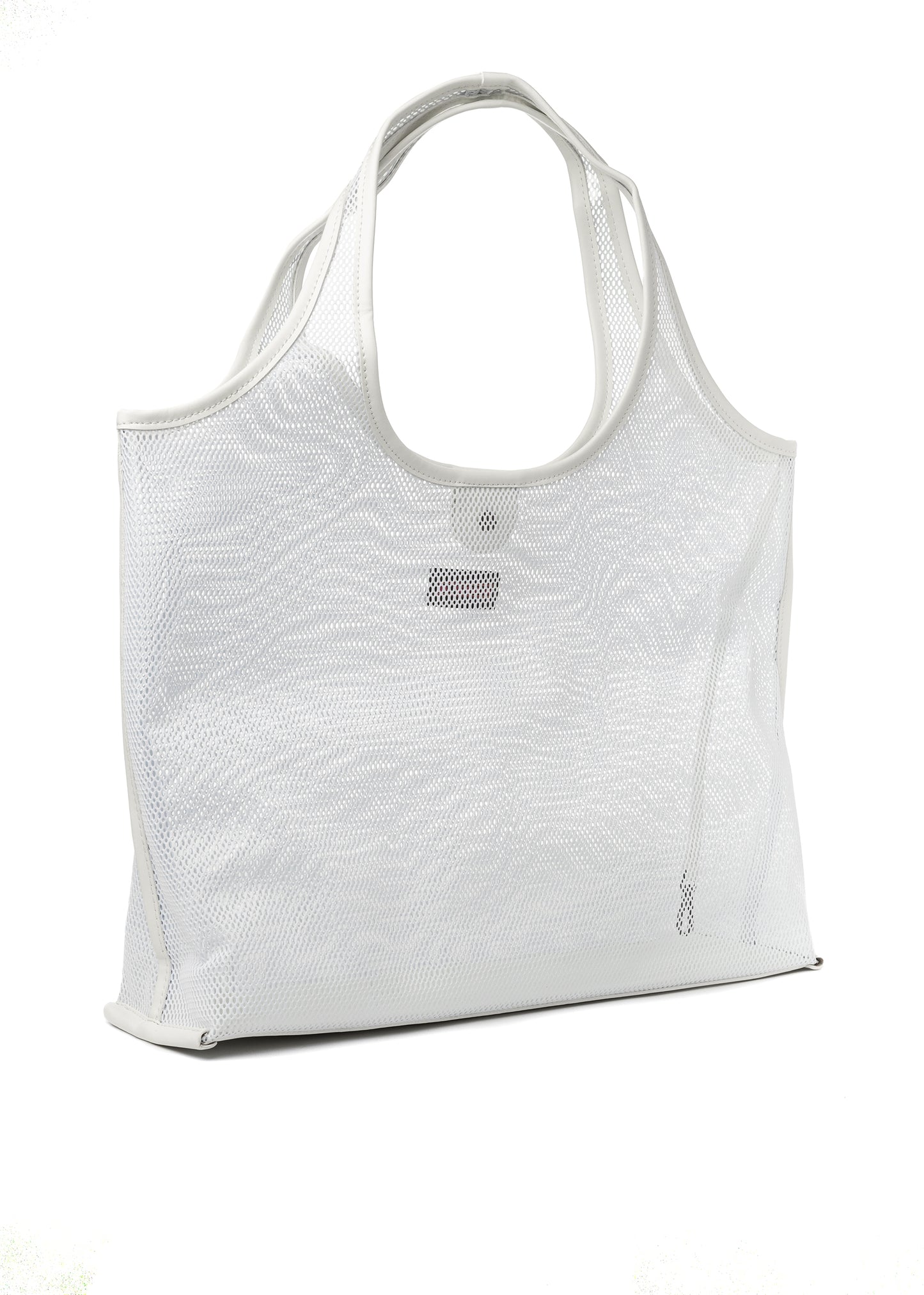 Roxy White Mesh Tote