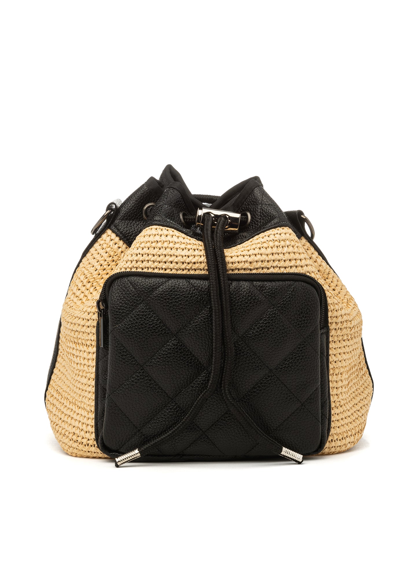 Lindsey Raffia Bucket bag