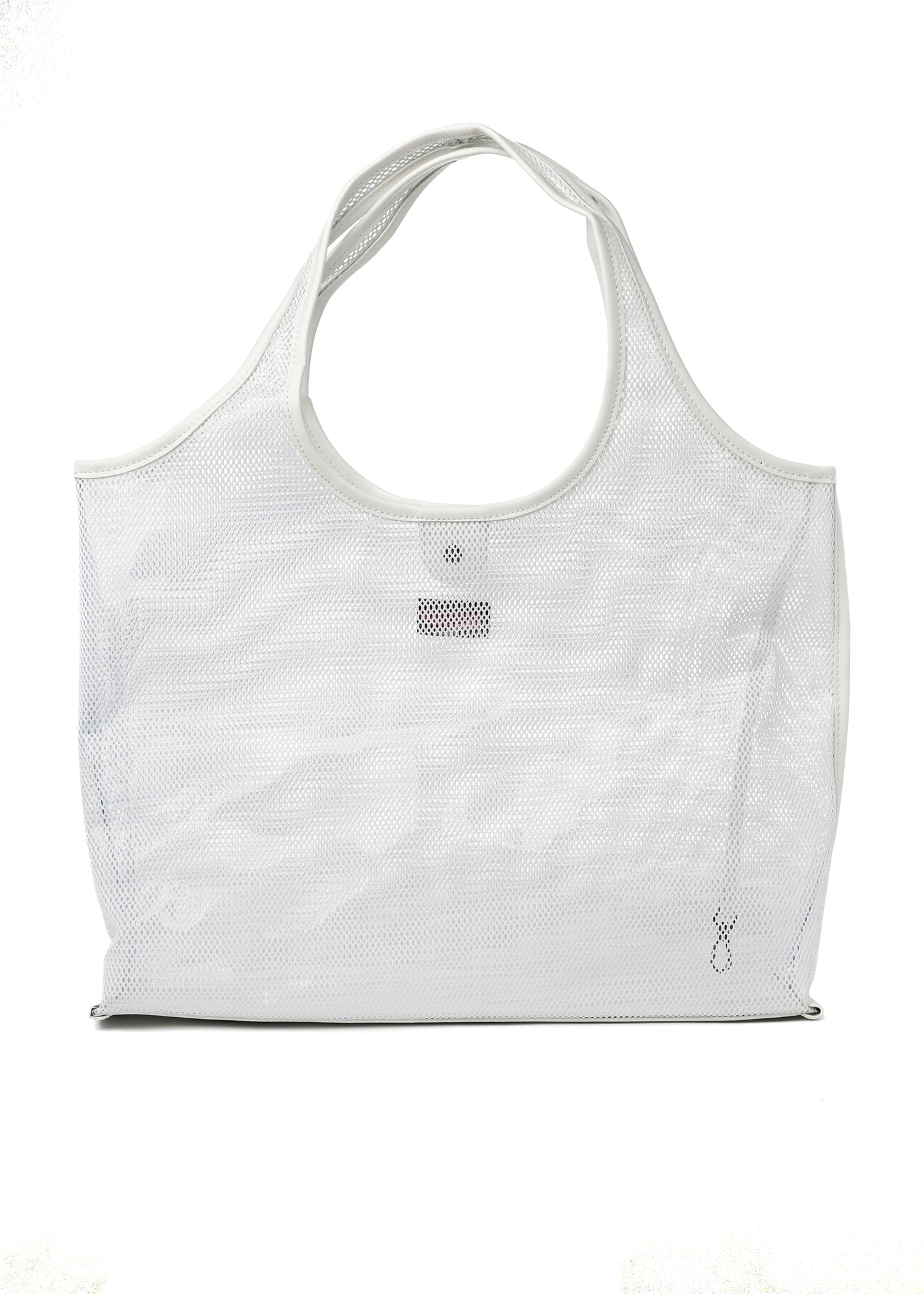 Roxy White Mesh Tote