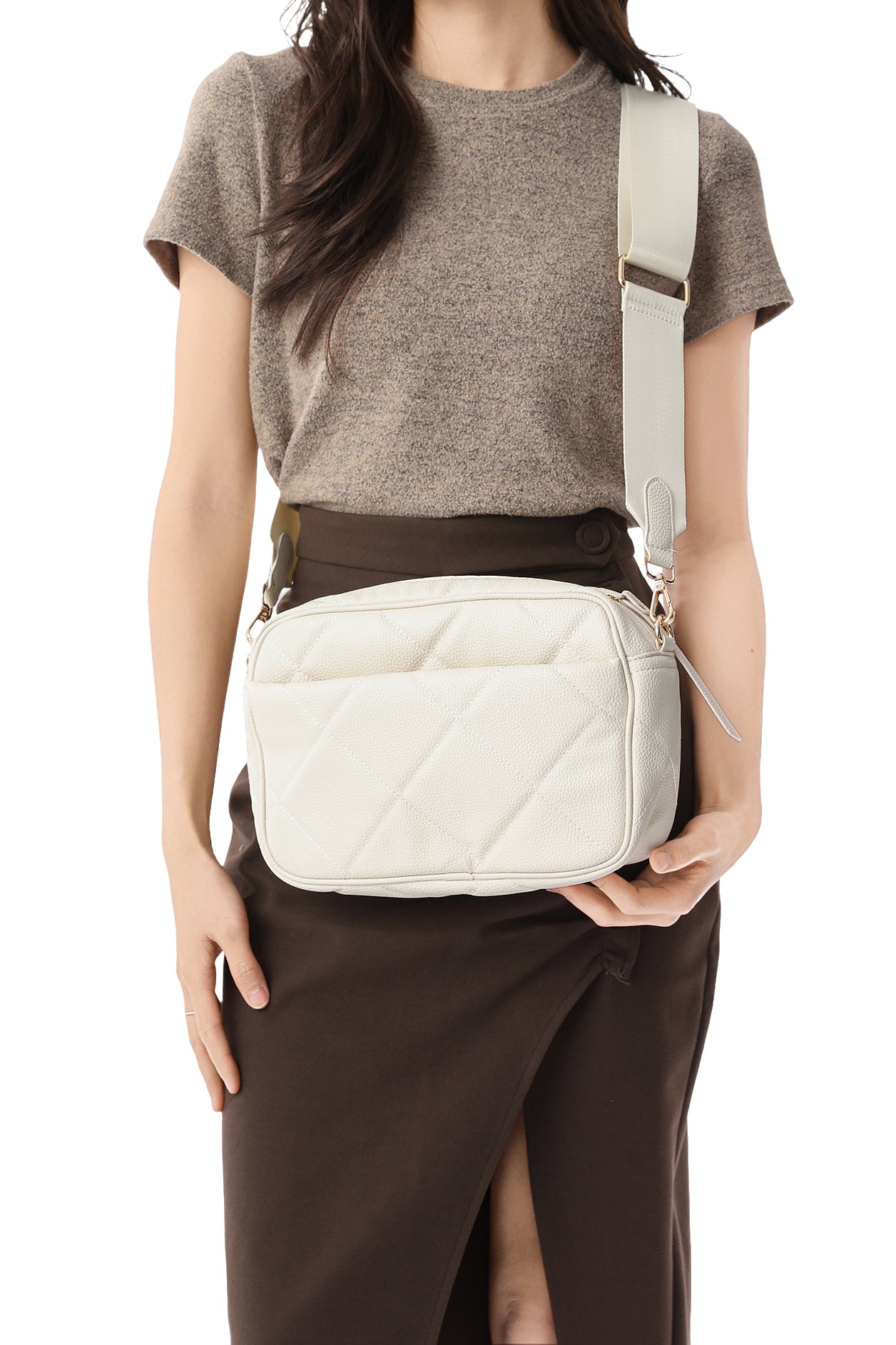 Noa Vanilla Camera Crossbody