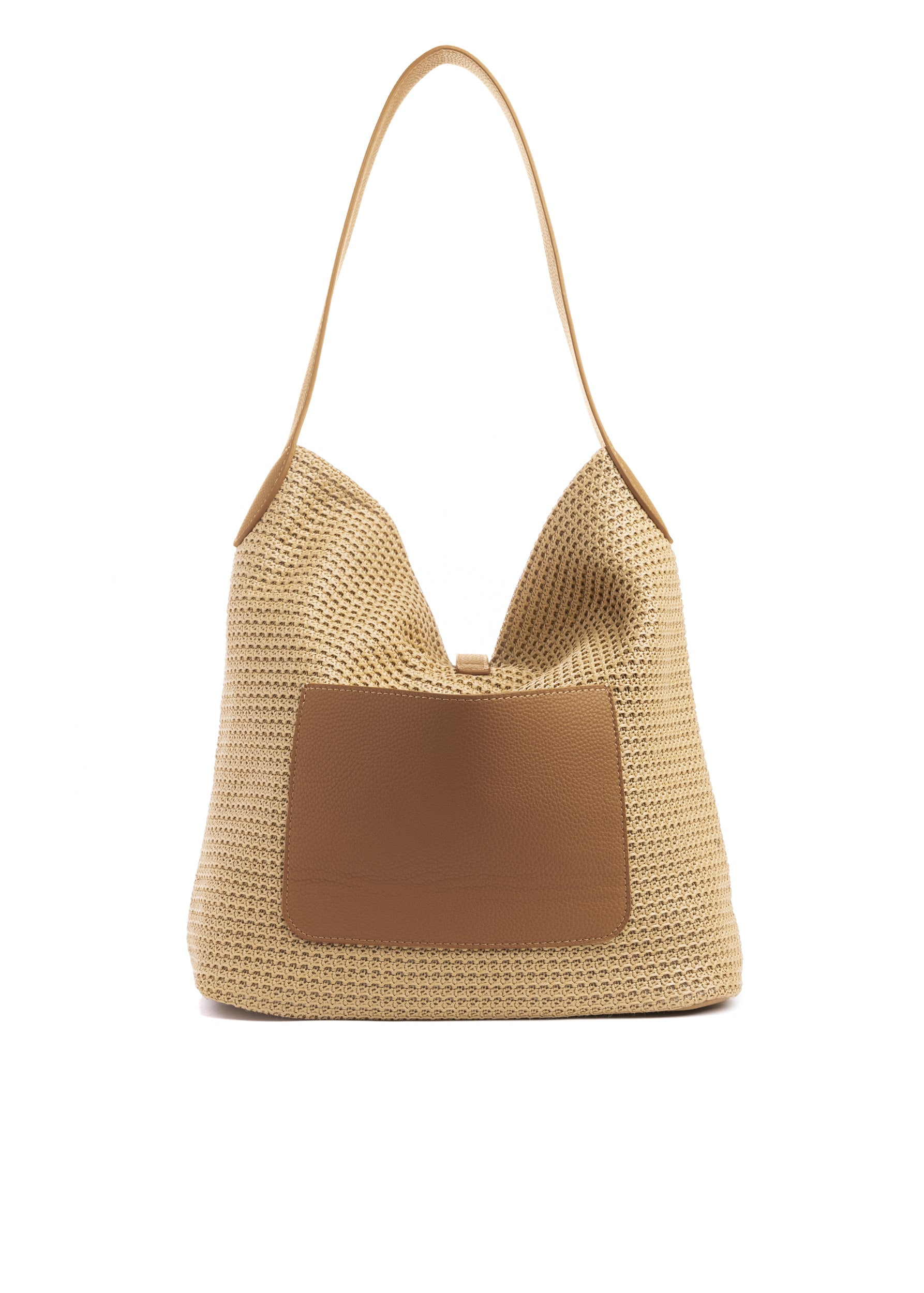 Sandy Toast Raffia Shoulder Bag - PRE ORDER SHIP 4/15