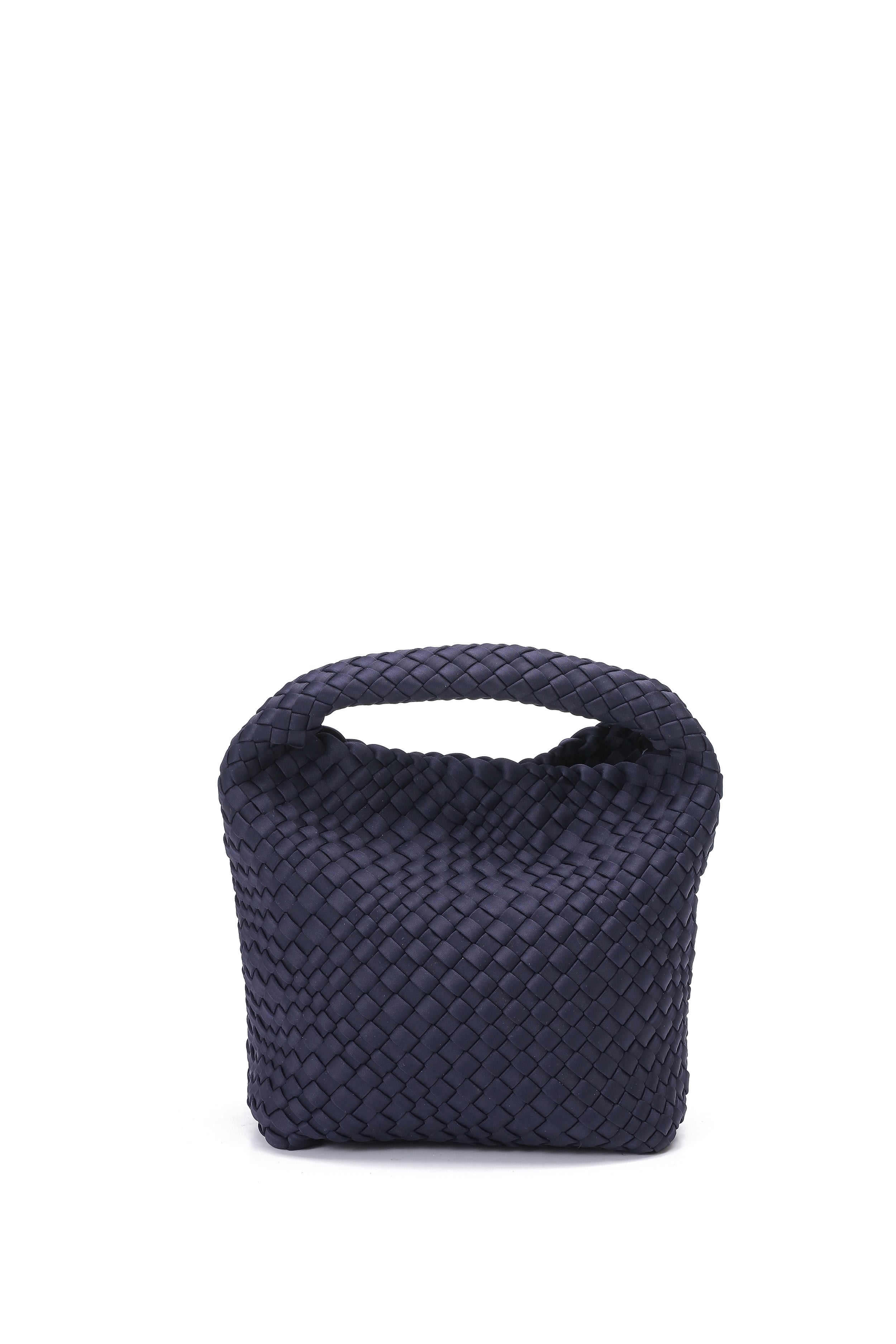 Shelly Navy Woven Bucket Bag- PRE ORDER SHIP 2/15