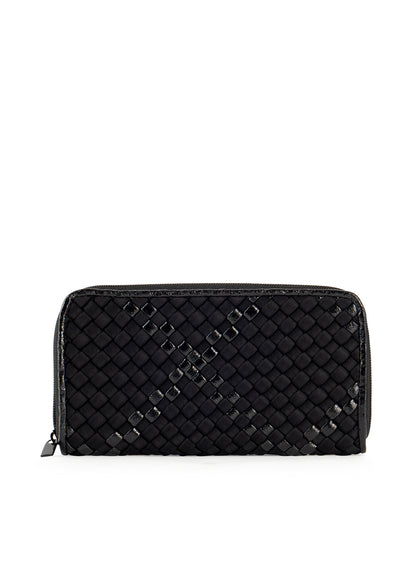 Cash Woven Noir Wallet