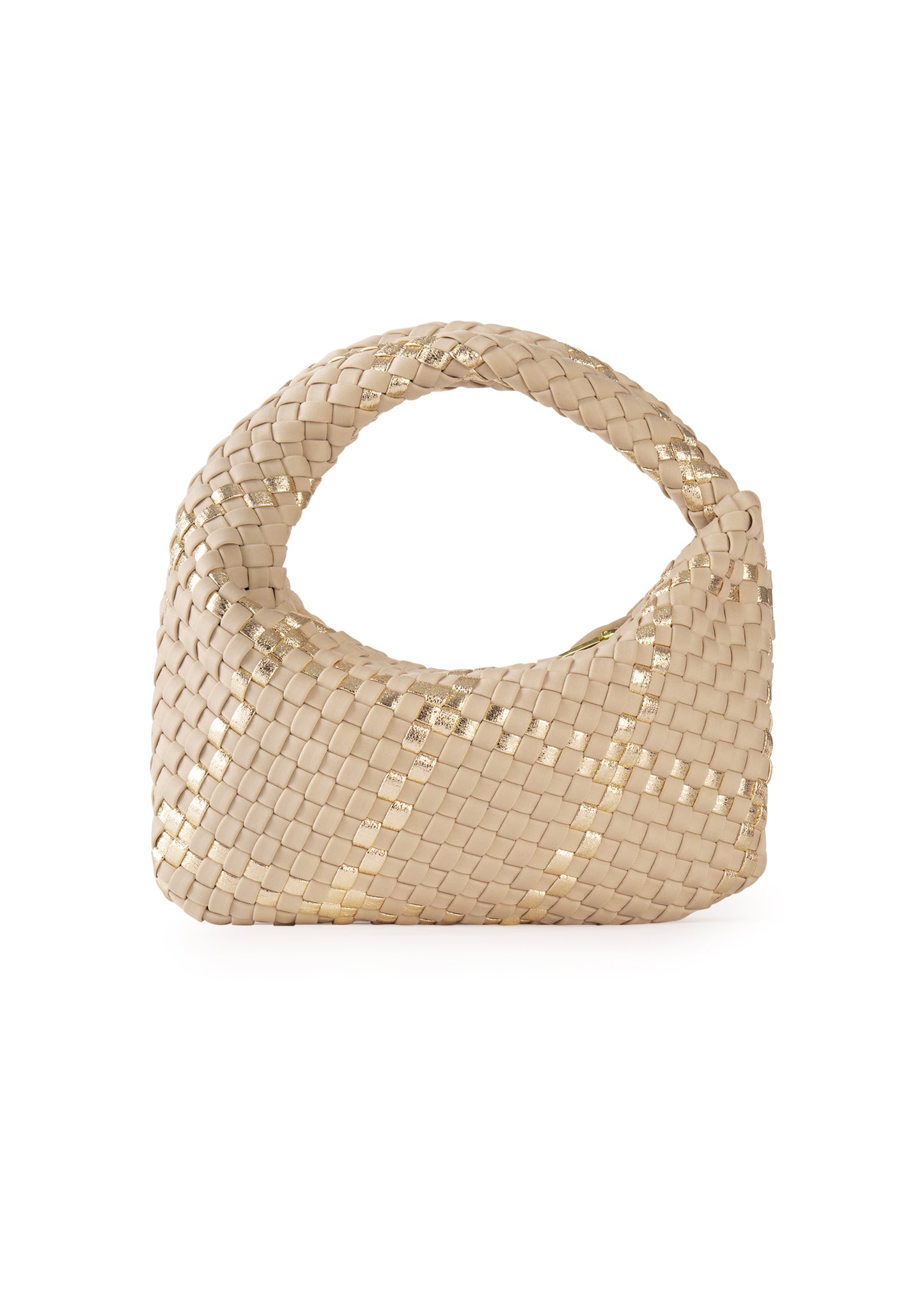 Carrie Buff Mini Woven Hobo