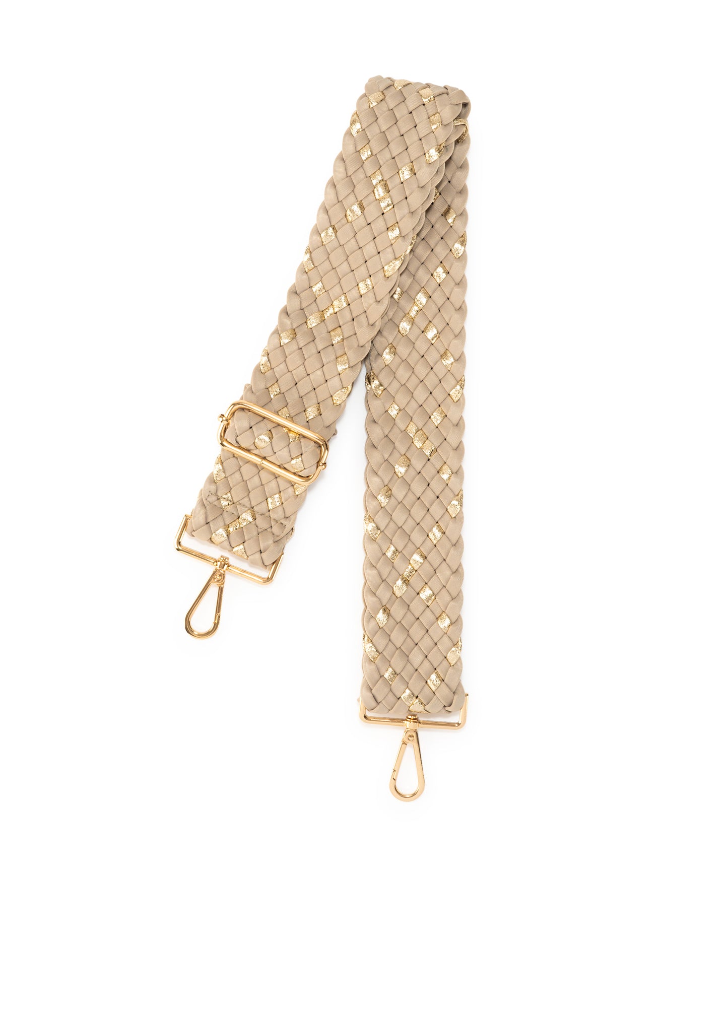 Buff Woven Handbag Strap