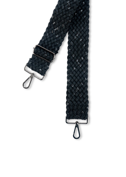 Noir Woven Handbag Strap