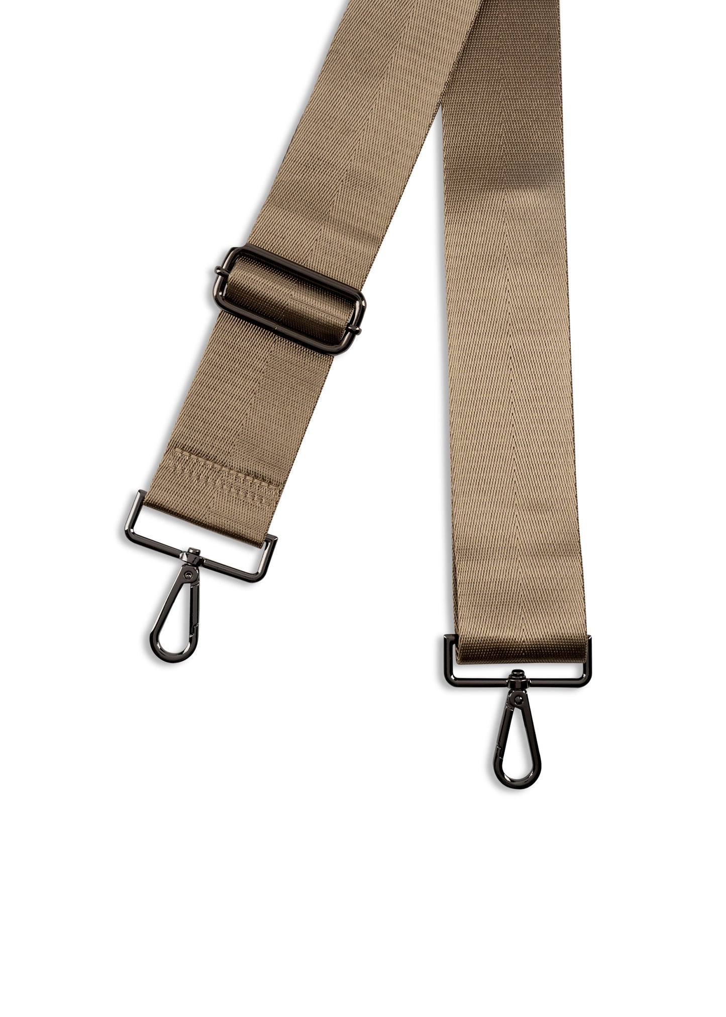 solid taupe handbag strap