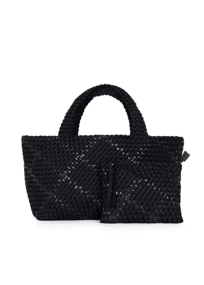 Bobbi Noir Woven Tote