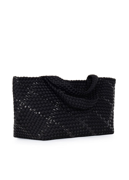 Bobbi Noir Woven Tote