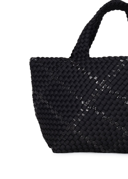 Bobbi Noir Woven Tote