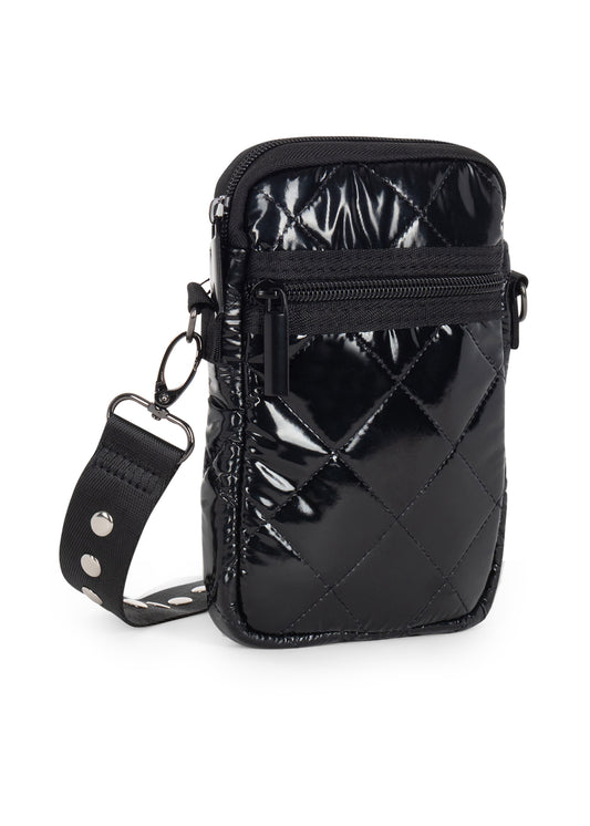 Casey Noir Quilt Cellphone Bag