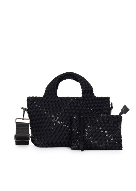 Mark Noir Woven Mini Tote