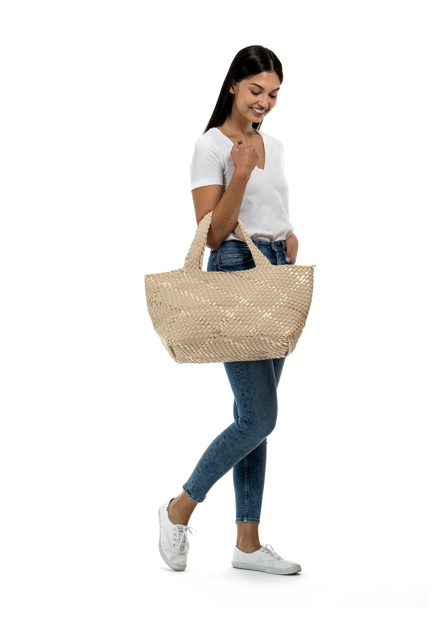 Bobbi Buff Woven Tote