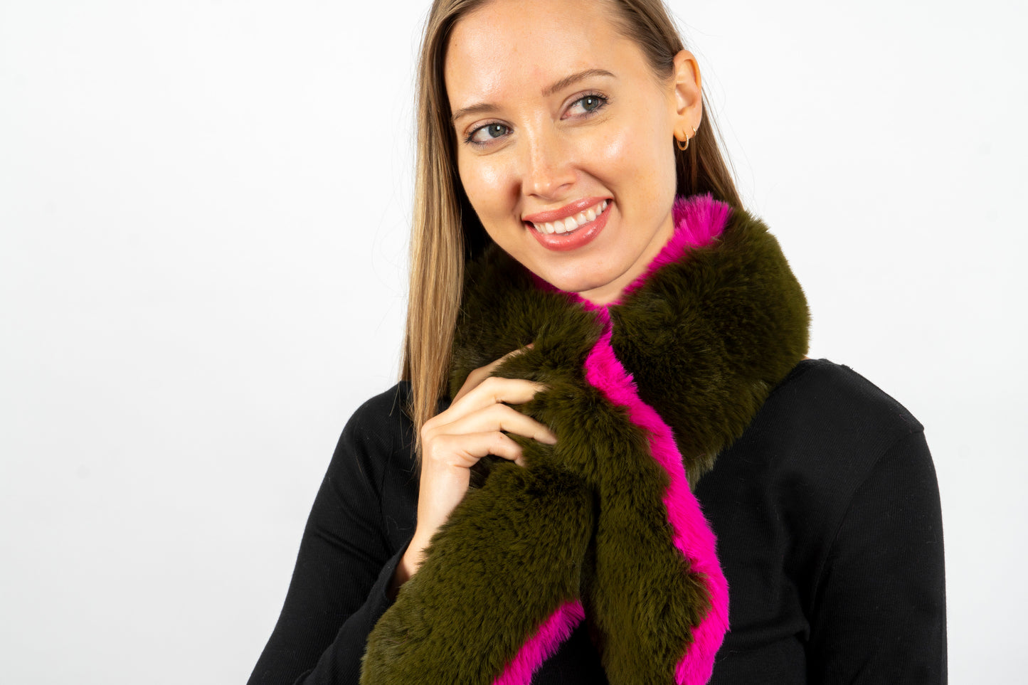 whistler scarf faux fur